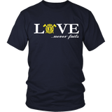 Firefighter Love Never Fails T Shirt