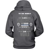 Blue Lives Matter Wife #2-twosides - Shoppzee