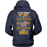 Wife Highway Patrolman (backside design) - Shoppzee
