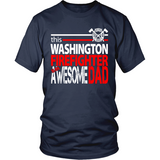 Awesome Washington Firefighter Dad - Shoppzee