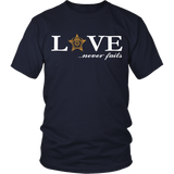 Deputy Sheriff Love Never Fails Valentines T Shirt - Shoppzee
