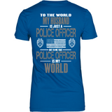 Husband Police Officer (backside design only)