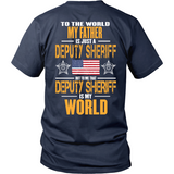 Father Sheriff Deputy (backside design only) - Shoppzee