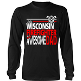 Awesome Wisconsin Firefighter Dad - Shoppzee