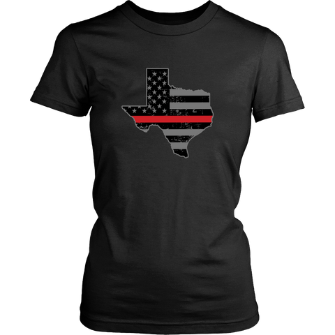 Texas Firefighter Thin Red Line