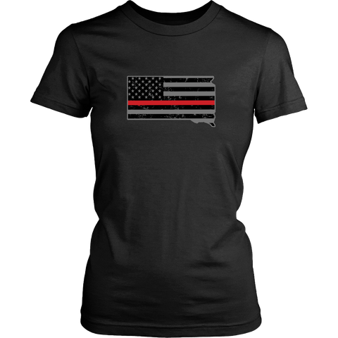 South Dakota Firefighter Thin Red Line