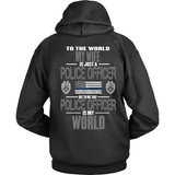 Blue Lives Matter Wife #2-twosides - Shoppzee