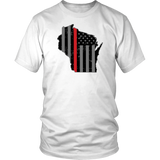 Wisconsin Firefighter Thin Red Line - Shoppzee