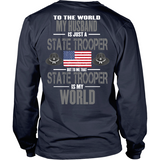 Husband State Trooper (backside design only)