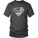 Firefighter Thin Red Line American Superhero