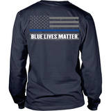 Blue Lives Matter (back) - Shoppzee