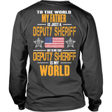Father Sheriff Deputy (backside design only) - Shoppzee