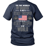 State Trooper Daughter (backside design only)