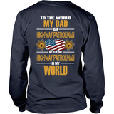 Dad Highway Patrolman (backside design) - Shoppzee