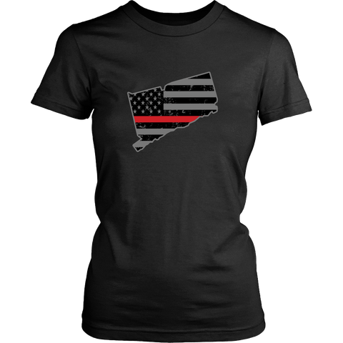 Connecticut Firefighter Thin Red Line - Shoppzee