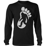 Bigfoot and a Big Foot on Front of Shirt - Shoppzee