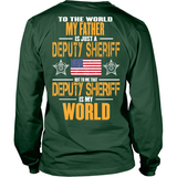 Father Sheriff Deputy (backside design only) - Shoppzee