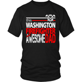 Awesome Washington Firefighter Dad - Shoppzee