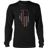 Illinois Firefighter Thin Red Line