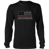 North Dakota Firefighter Thin Red Line