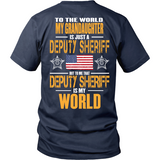 Grandaughter Deputy Sheriff (backside design)