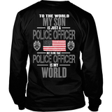 My Son The Police Officer (backside design only)