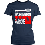 Awesome Washington Firefighter Dad - Shoppzee