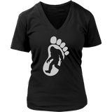 Bigfoot and a Big Foot on Front of Shirt - Shoppzee