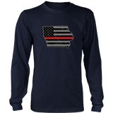 Iowa Firefighter Thin Red Line