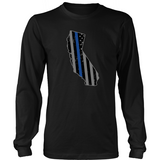 California Thin Blue Line Tee - Shoppzee