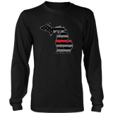 Michigan Firefighter Thin Red Line