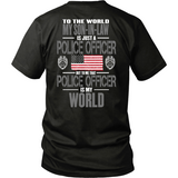 Police Officer Son-In-Law (backside design only)