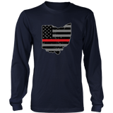 Ohio Firefighter Thin Red Line