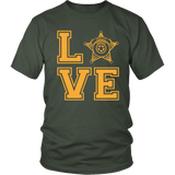 Deputy Sheriff Love T Shirt - Shoppzee