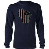 Wisconsin Firefighter Thin Red Line - Shoppzee