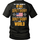 Deputy Sheriff Wife (backside design) - Shoppzee