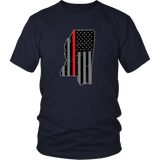 Mississippi Firefighter Thin Red Line