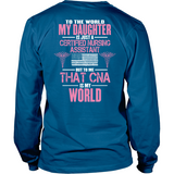 My Daughter The CNA (backside design)