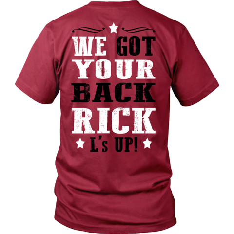 We Got Your Back Rick! - Shoppzee