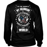 My Grandson the Mechanic (backside design)