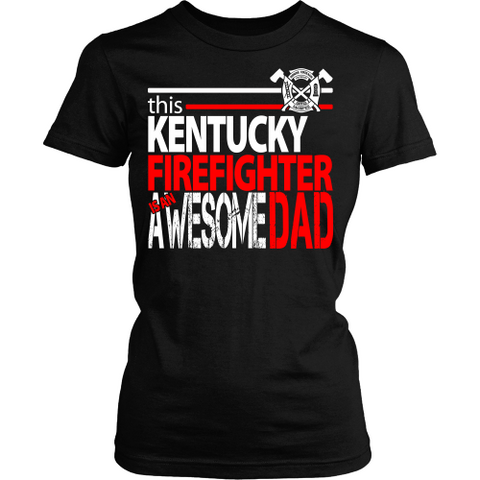 Awesome Kentucky Firefighter Dad - Shoppzee