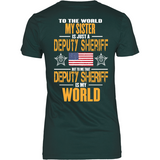 Sister Sheriff Deputy (backside design)