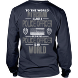 Husband Police Officer (backside design only)