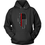 Illinois Firefighter Thin Red Line