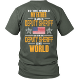 Father Sheriff Deputy (backside design only) - Shoppzee