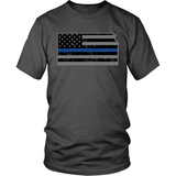 Kansas Thin Blue Line Tee