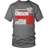 Awesome Oregon Firefighter Dad - Shoppzee