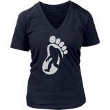 Bigfoot and a Big Foot on Front of Shirt - Shoppzee