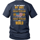 Wife Highway Patrolman (backside design) - Shoppzee