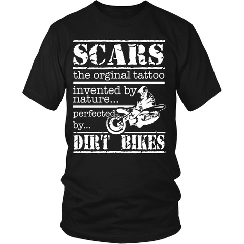 Scars + Motocross Motorcycle Shirt Dirt Bike Shirt Motocross Kids Youth Motocross